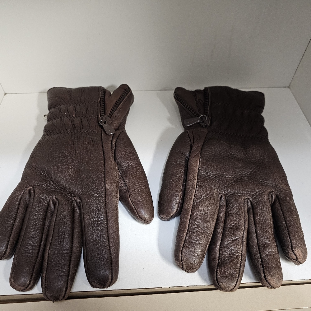 Loro Piana Leather gloves